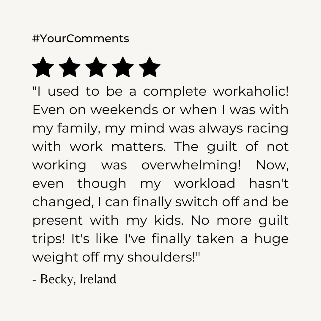 disconnect from work masterclass