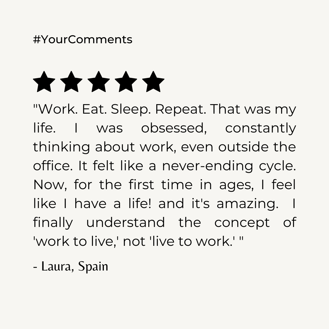 disconnect from work masterclass